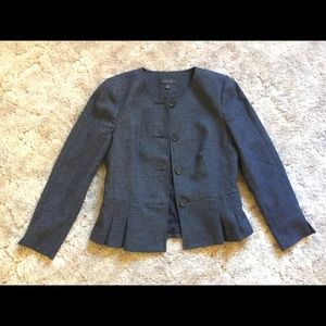 Ann Taylor small checkered blazer